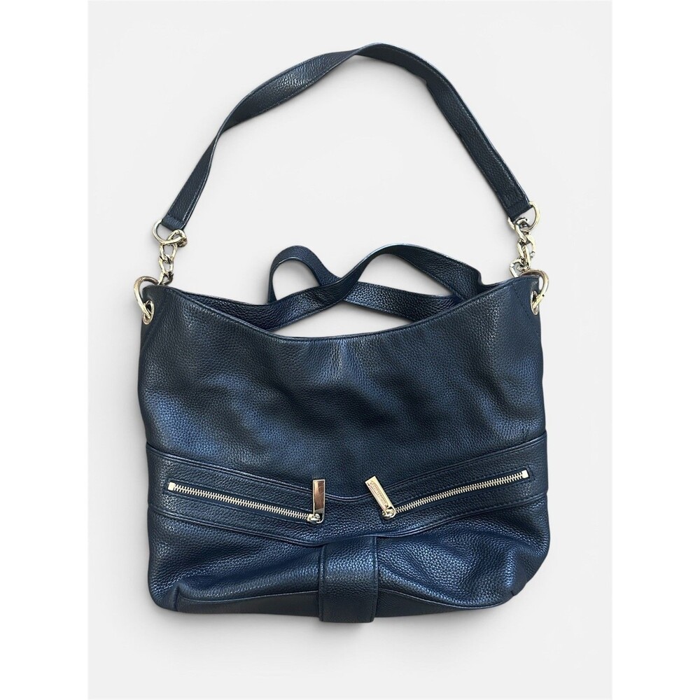 Michael Kors Portland Black Leather Large Shoulder Tote